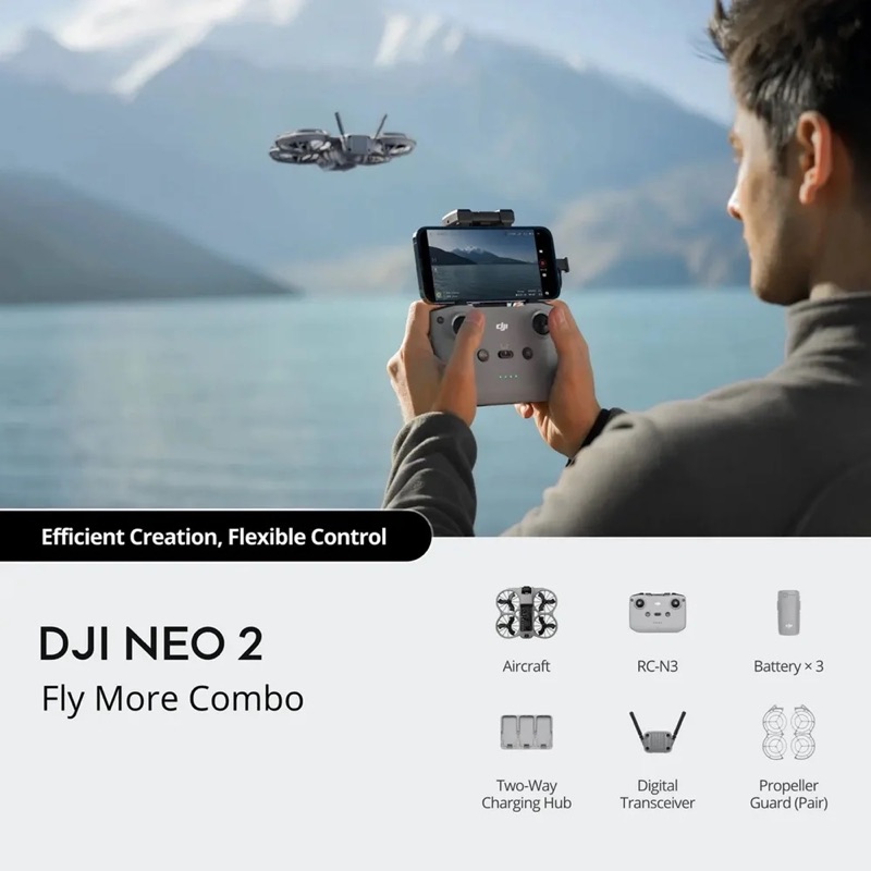 DJI Neo 2, Fly More Combo