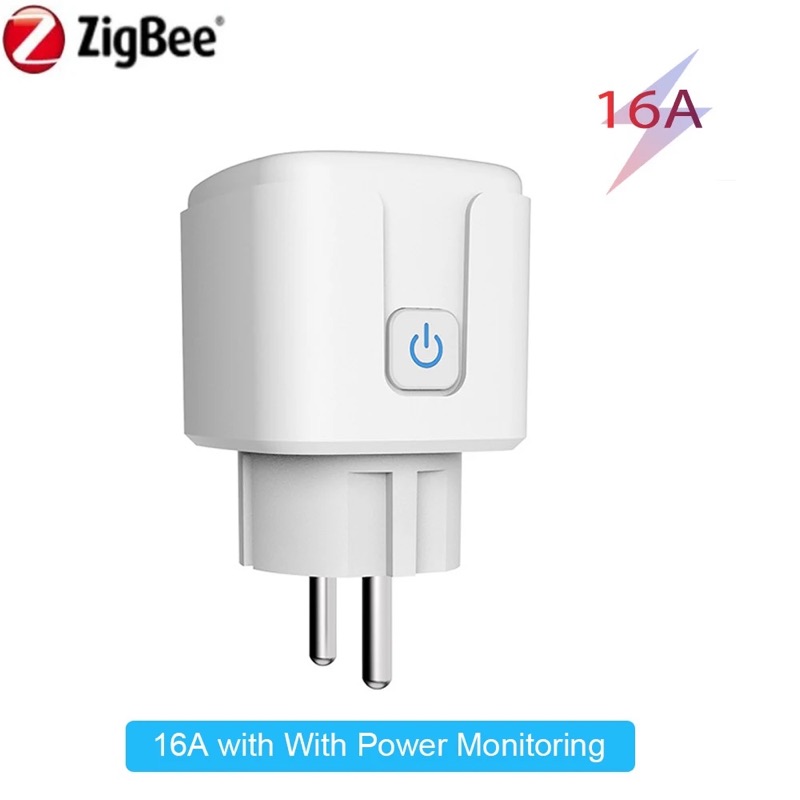 Prise connectée Zigbee 16 A avec mesure de consommation